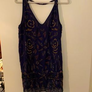 Free people mini silky dressy dress.  Size medium.